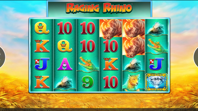 Бонусная игра Raging Rhino 6