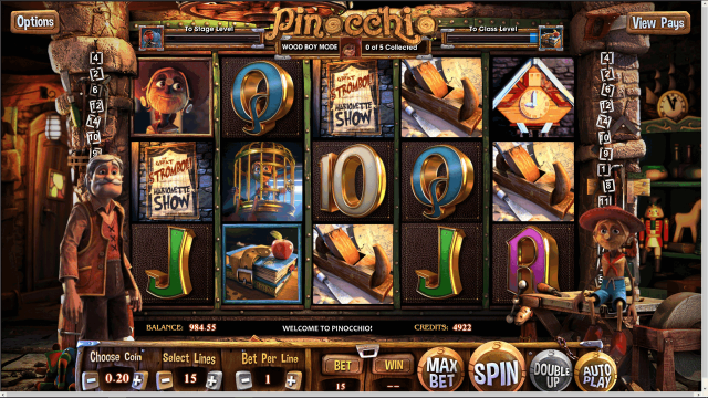 Игровой интерфейс Pinocchio 4