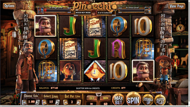Игровой интерфейс Pinocchio 6