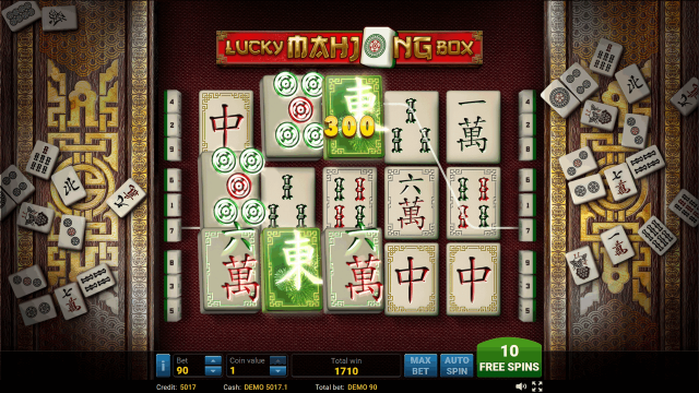 Игровой интерфейс Lucky Mahjong Box 5