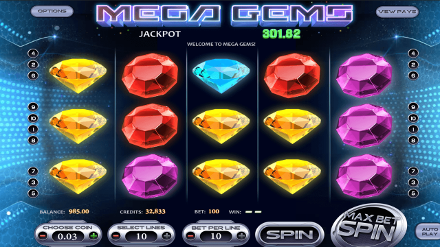Бонусная игра Mega Gems 6