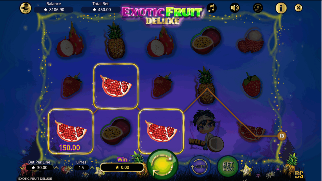 Бонусная игра Exotic Fruit Deluxe 9